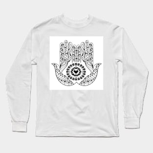 hamsa with love Long Sleeve T-Shirt